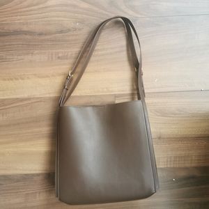 Leather Handbag with Cross-body Strap
